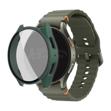 Imagem de Capa Rígida com Pelicula de Vidro Integrada LTimports compativel com Galaxy Watch 7 44mm Sm-L310 Bt e Sm-L315 Lte (LT-Verde)
