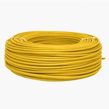 Imagem de Cabo Flexivel 4,00Mm 750V Amarelo Rolo Com 50 Metros Corfio