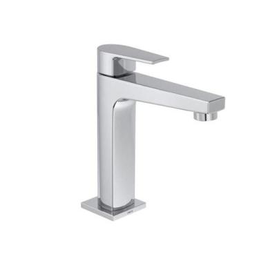 Imagem de Torneira de mesa bica média para lavatório Level Cromado - DECA METAIS