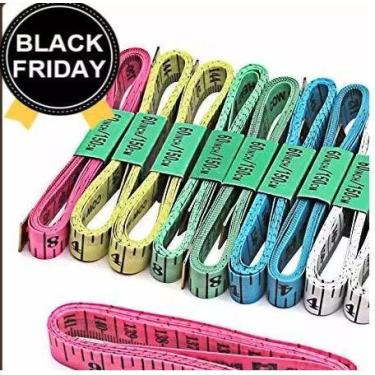 Imagem de Fita Métrica Costura Corporal Colorida , 1,50m - 12 Unidades - MS MÁQU