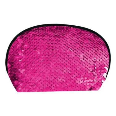 Imagem de Estojo Escolar Necessaire Feminino Juvenil Paetê Muda De Cor - Clio St