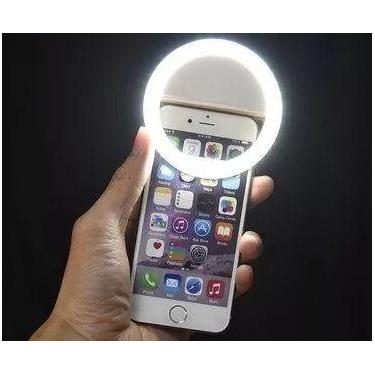 Imagem de Clipe Anel Led Flash Selfie 3 Níveis De Luz Celular Noteboo - Mr Venda