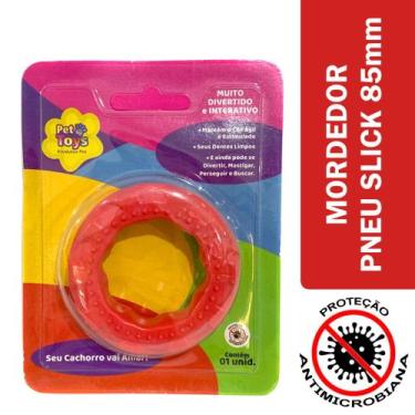 Imagem de brinquedo PNEU MORDEDOR SLICK P 85MM - VERMELHO - pettoys