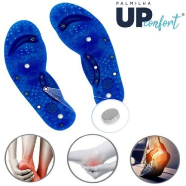 Imagem de Palmilha Magnetica Massagem Terapia Do-in Anti Stress Dores - Conforto