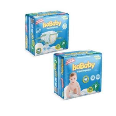 Imagem de Fralda isababy super sequinha hiper, P COM 80