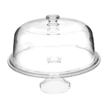 Imagem de Boleira de Vidro Redonda com Tampa Ruvolo - Klassikglas San Remo 32cm
