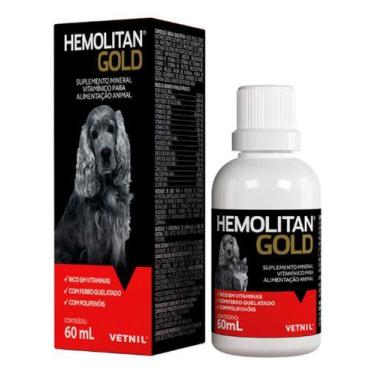 Imagem de Suplemento Vetnil Hemolitan Gold Gotas 60 Ml