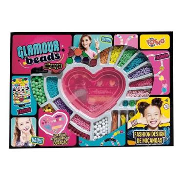 Imagem de Brinquedo Miçangas Infantil Glamour Beads Criativos Escolha O Seu - To