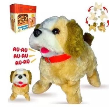 Imagem de Cachorro De Pelúcia Pula Anda Late Da Cambalhota Brinquedo . - fungame