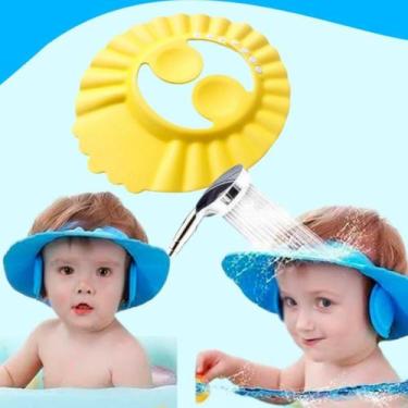 Imagem de Kit 2 Chapéu Boné Viseira P/ Banho Idoso Bebê Protetor Solar Corte de 