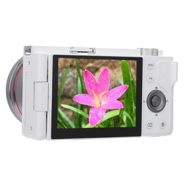 Imagem de Câmera Digital 5K, Câmera Digital de Apontar e Disparar Com Tela Sensível Ao Toque de 3,2 Polegadas e 270 Graus, Câmera de Vlogging Anti-vibração WDR Com Zoom óptico de 12X para