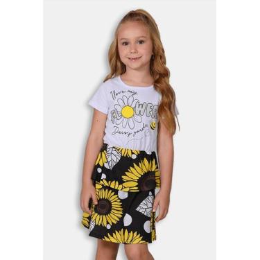 Imagem de Vestido Girassol com Saia Sobreposta - Destak, 12