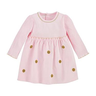 Imagem de Mud Pie Vestido feminino tamanho único para bebês, Bolinhas, 2 Anos