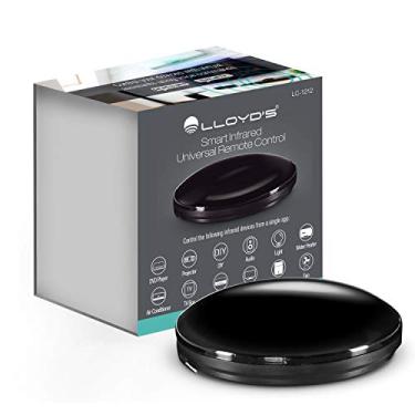Imagem de Lloyd's Controle remoto universal WiFi Smart IR Blaster Box com cabo, compatível com Alexa, para TVs, STB, DVDs, ar-condicionado, etc. para redes de 2,4 GHz, dispositivos IR de 38 kHz