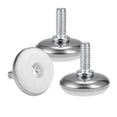 Imagem de Mesee 30 peças de niveladores de perna de móveis de linha M6, nivelador de móveis ajustável nivelador de mesa de nivelamento de pé almofadas de base acessório para escritório, casa, sofá, cadeira,