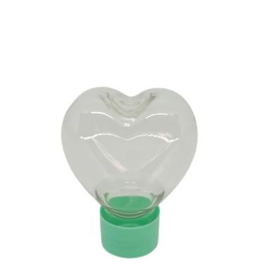 Imagem de 50 Mini Baleiro Coração 50ml - Lembrancinha - Tubete (Verde bb)