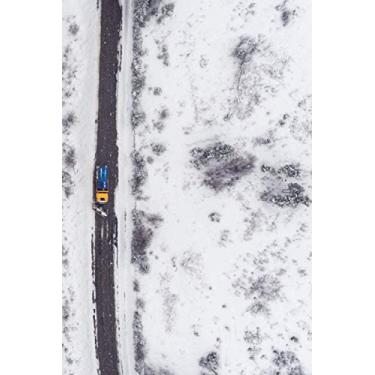 Imagem de Journal/Ruled Notebook - Paperback Wide / Legal Ruled Journal 6x9 - 240 pages Icey Road Cover Perfect for Office Home School Business Writing & Note Taking