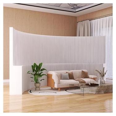Imagem de Biombos e Divisórias Divisor De Sala De Escritório Doméstico Com Prateleiras, Divisória De Tela Dobrável Para Separação De Ambientes, Divisor De Parede Decorativo De Quarto De Sala De Estar, Flexível