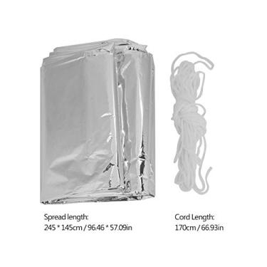 Imagem de Cobertor Aquecido, Barraca de Emergência Com Pet Leve e Cobertor de Viagem de Alumínio para Acampamento e Caminhada