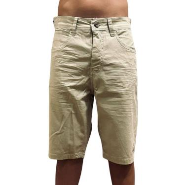 Imagem de Bermuda Masculina Fatal Slim Color Bege 29773