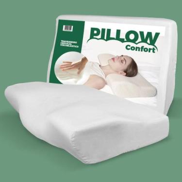 Imagem de Travesseiro Comfort Nasa Ortopédico Ergonômico Ideal para Dormir De La