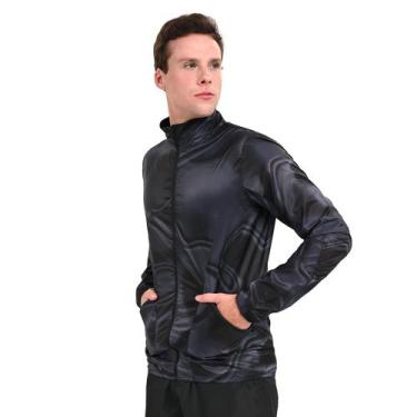 Imagem de Jaqueta de Corrida Masculina Mizuno Premium Aero, Preto, M