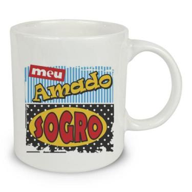Imagem de Caneca Dedicatória Sortida 320mL - Cerâmica Regina, Sogro, Mãe