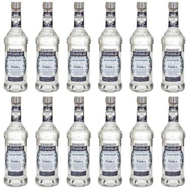 Imagem de Vodka Stanislav 750ml Kit12
