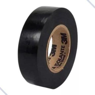 Imagem de Fita Isolante Imperial 3m 18mm X 20 Metros 5 Peças Cor Preto
