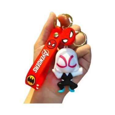 Imagem de Chaveiro Kawaii Homem-Aranha - Figura de Ação para Mochila ou Bolsa In
