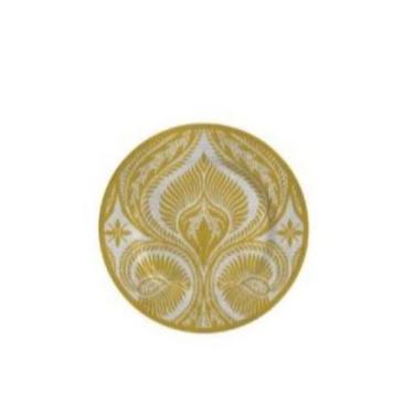 Imagem de Prato de sobremesa yellow damask - ALLEANZA, Único