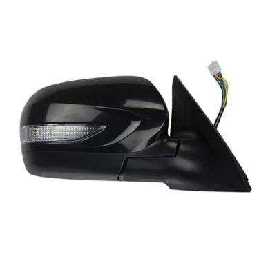 Imagem de Espelho retrovisor externo do carro, acessórios para Subaru Forester 2011 2012, pisca-pisca LED aquecido, espelho lateral dobrável automático 9 pinos(9 Wire Right)