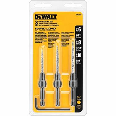 Imagem de Dewalt Conjunto De Brocas Countersink #6 8 10 3 Peças (Dw2535)