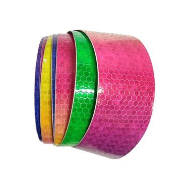 Imagem de Fita Adesiva Refletiva Colorida 3mx5cm - Gadstore
