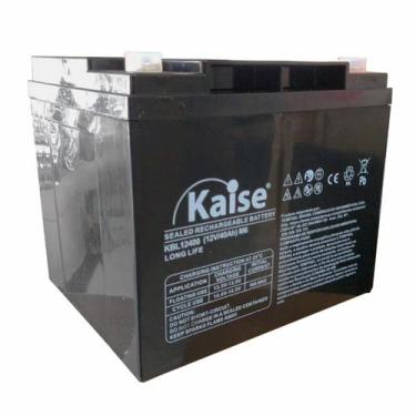 Imagem de Bateria Estacionária VRLA 12V 40Ah Kaise KBL12400 Segurança Nobreak Al