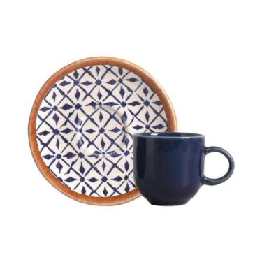 Imagem de Conjunto com 6 Xícaras de Café com Pires Coup Stoneware New Asteca 97m