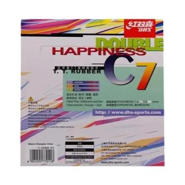 Imagem de DHS C7 Tênis de mesa Borracha Pips-out C-7 Ping Pong Topsheet Esponja 