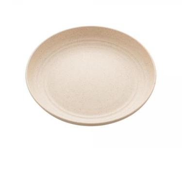 Imagem de Conjunto De 8 Pratos Bambu Lyor Raso 27cm Coloridos Bandeja, Cinza