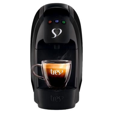 Imagem de Cafeteira Espresso Luna Preta Automática TRES 3 Corações - 220V