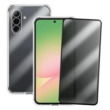 Imagem de Kit Capinha Anti Shock e Película Privacidade 3D Anti-Spy Compatível Samsung Galaxy A56