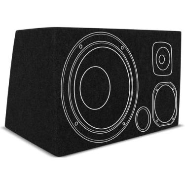 Imagem de Caixa de Som Trio Dutada para 1 Alto Falante 12 Polegadas 45 Litros Pr