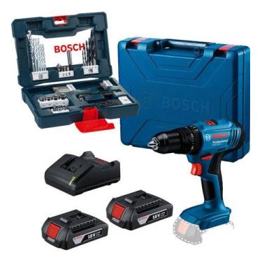 Imagem de Furadeira Parafusadeira Bosch Gsb 183 Li 2 Bat E Kit 41 Pcs, Bivolt