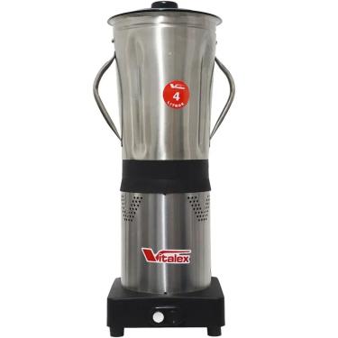 Imagem de Liquidificador Industrial Profissional 4 Litros 840W Baixa Rotação Bivolt Vitalex LQI-04 Copo Inox