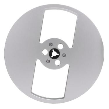 Imagem de Cartão de Fita Vazia, 1/4 de Fita Vazia de 7 Polegadas Com 2 Orifícios, Abridor de Peças da Máquina de Abertura de Liga de Alumínio para Bobina para Enrolar Jogadores de Fita