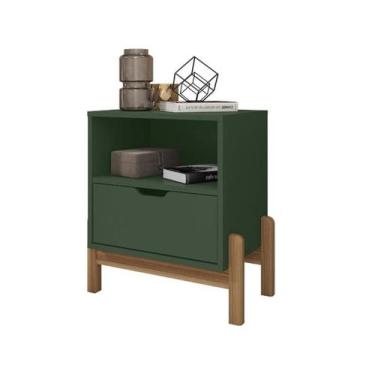 Imagem de Mesa de Cabeceira Antares Verde Oliva - Casa D