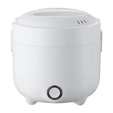 Imagem de Lancheira elétrica para alimentos quentes, vaporizador portátil de 2 camadas de 1,3 l, recipiente aquecedor de armazenamento de alimentos de auto-cozedura, com 2 recipientes de aço inoxidável, Colo