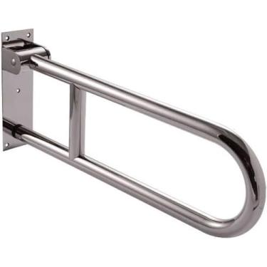 Imagem de AKALNNB Barras de apoio para deficientes físicos para chuveiro, trilhos de segurança de vaso sanitário de aço inoxidável de 58 cm, barras de apoio para banheiro em forma de U para grávidas com