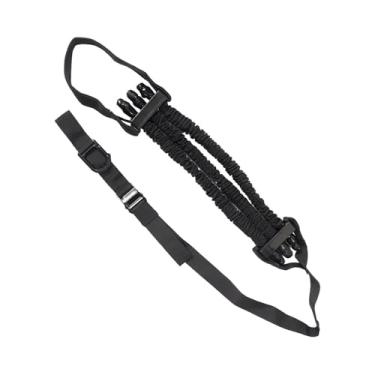 Imagem de Colaxi Fitness Pull Up Assistance Banda 3 Cabos de resistência Multural com tiras de pé para equipamentos de calistenia portáteis, Preto