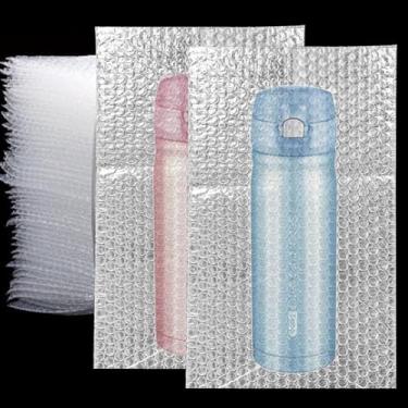 Imagem de 50Pcs Clear Bubble Out Bags, 10”x14” Bubble Pouches Bags for Shipping, Double Wall Bubble Cushioning Wrap Bags for Moving Packaging Storage Fragile China Dishes Electronic Item-Large Bubble Pouches