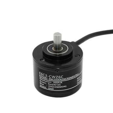 Imagem de Stainless Steel Incremental Rotary Encoder E6C3-CWZ5GH CWZ3EH CWZ3XH 100-3600 P/R 50mm 8mm 5-24V NPN for EKMF Modular Contactor in Lighting, Heating, Ventilation and More (1200PPR-E6C3-CWZ5GH)